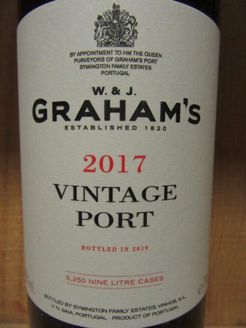 2017 vinho porto wine Graham's Vintage 2017 2