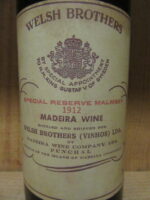 1912 vinho madeira wine Welsh Brothers Malvasia 1912 2