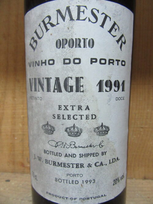 1991 vinho porto wine Burmester Vintage 1991 bu2