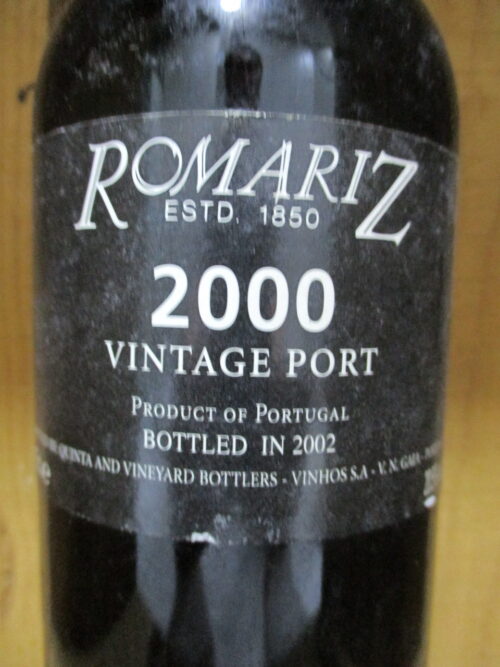 2000 vinho porto wine Romariz Vintage 2000 _2