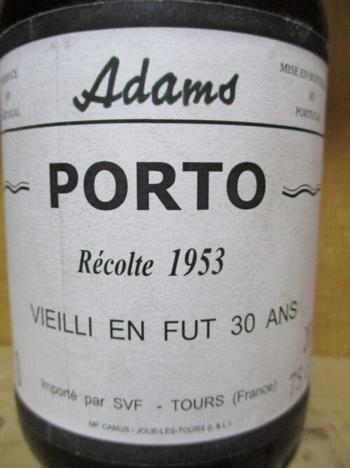 1953 vinho porto wine Adams Colheita 1953 _2