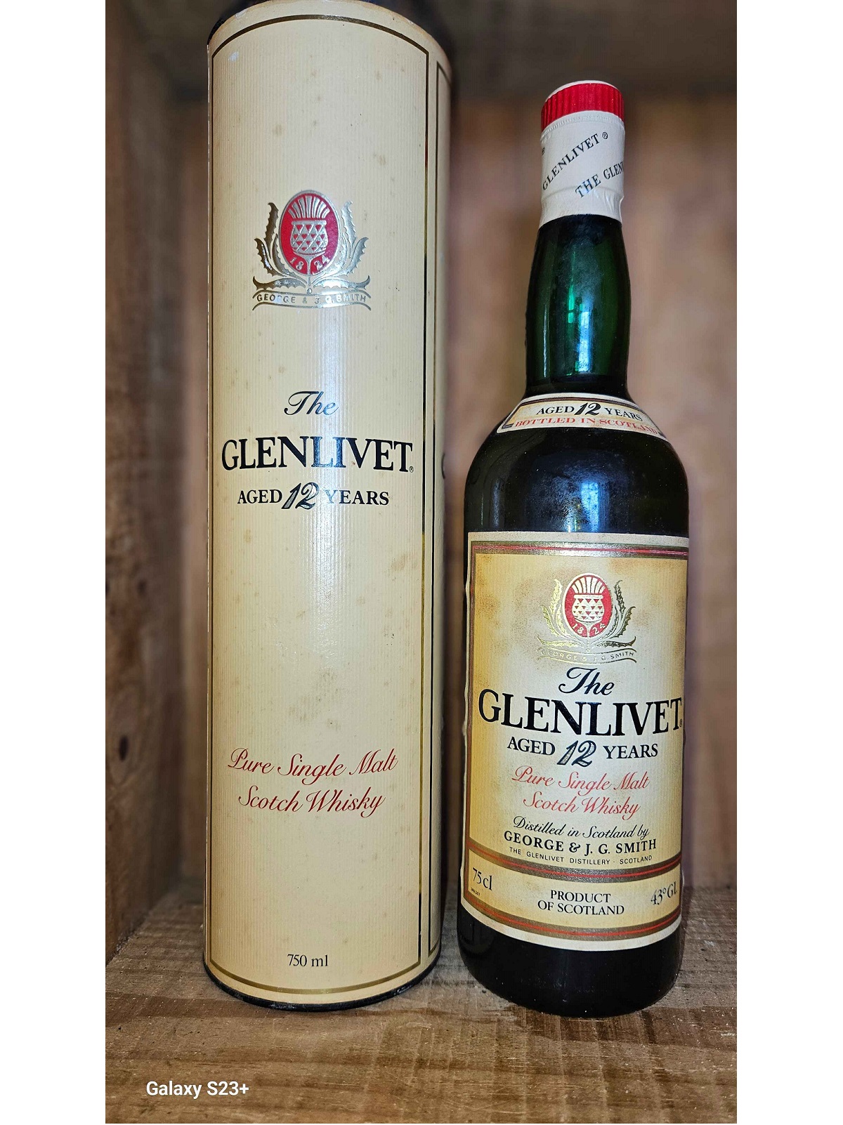 Whisky The Glenlivet Single Malte 12 Years 43% 75cl