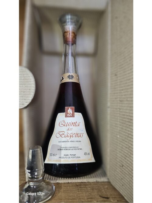 Aguardente Velha Quinta das Bageiras Vinica 40% 50cl Engarrafada 1996 Decanter